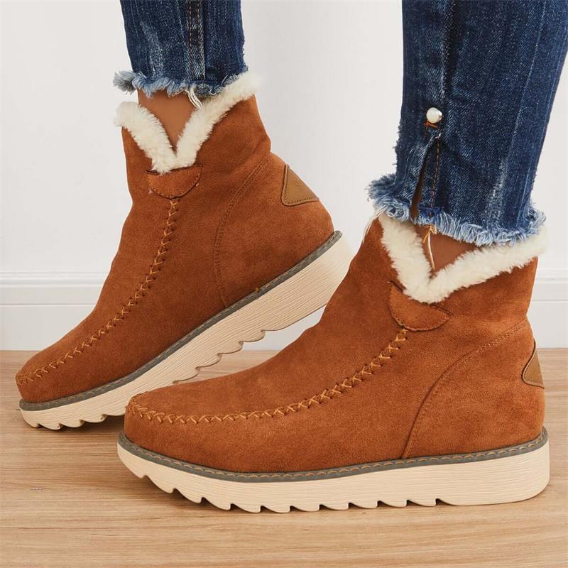 Bottes d'hiver antidérapantes élégantes pour un confort ultime - Image 7