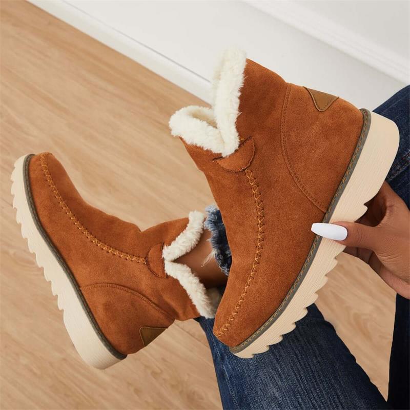 Bottes d'hiver antidérapantes élégantes pour un confort ultime - Image 9