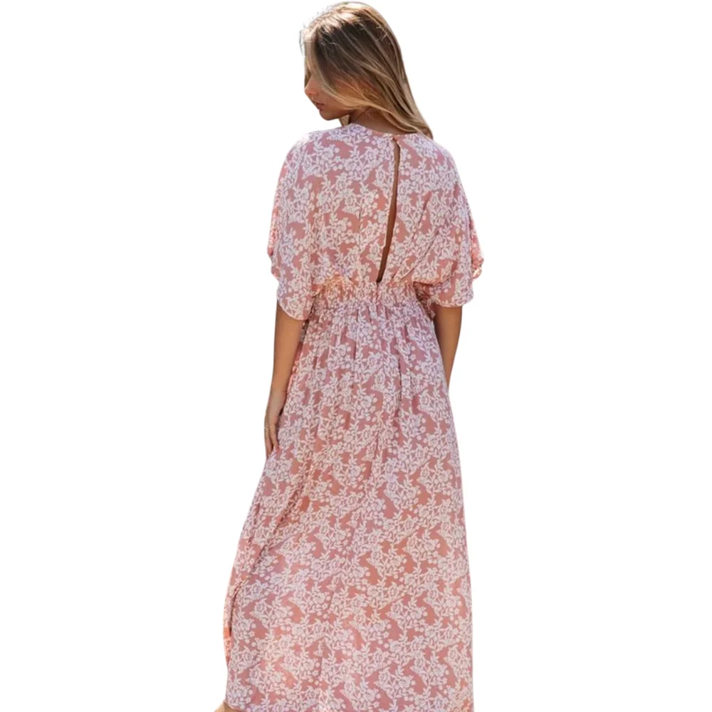 Robe imprimée Thea manches courtes col V - Image 3