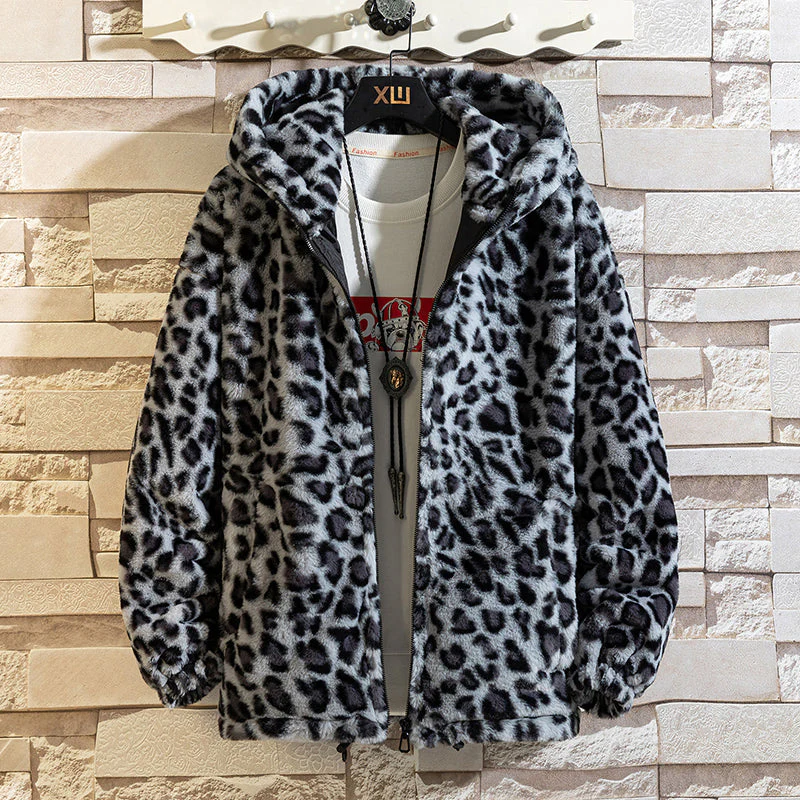 Theo – Veste zippée à capuche et manches longues avec motif imprimé - Image 5