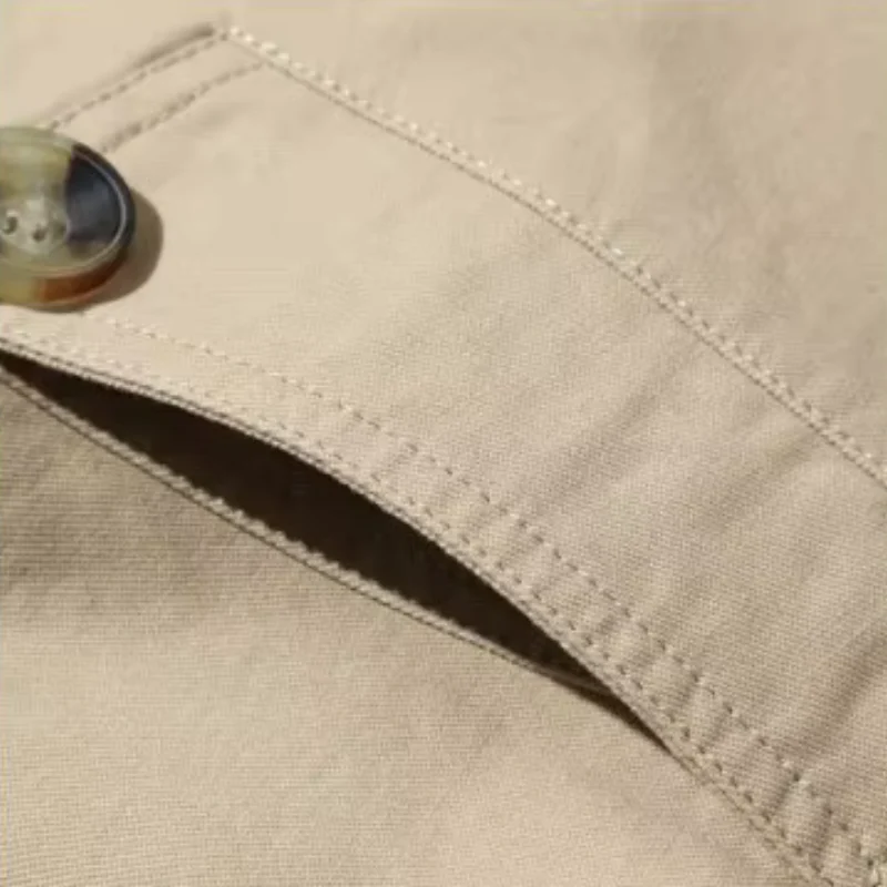 Trench-coat homme manches longues avec col à revers - Image 6