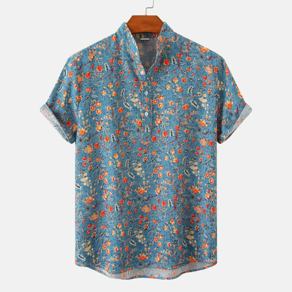 Chemise Thor à Manches Courtes Imprimé Floral - Image 3
