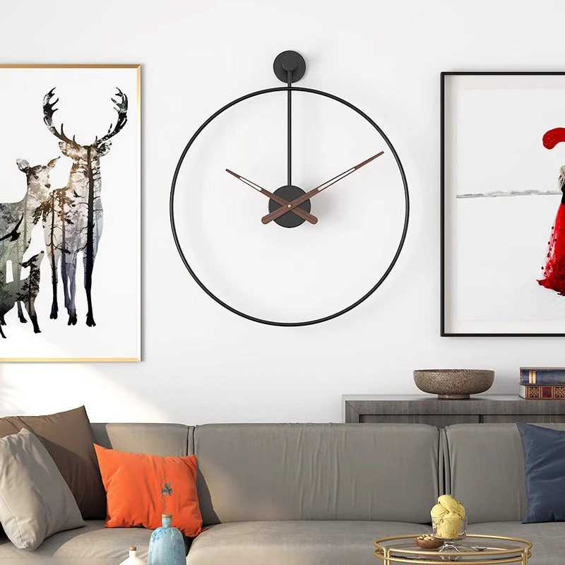 Horloge murale ronde design artistique - Image 3