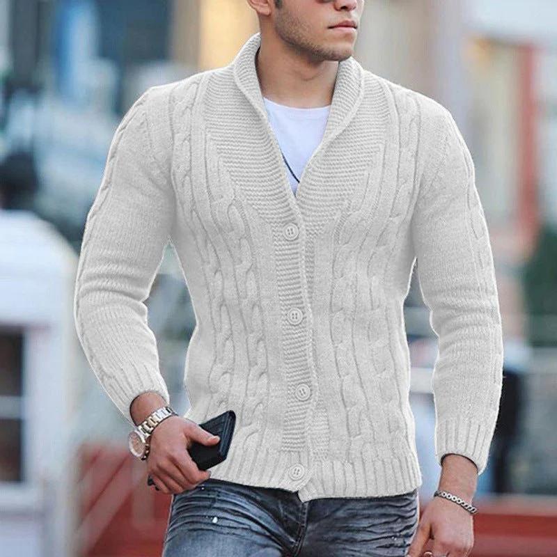 Gilet homme col V boutonné - Image 3