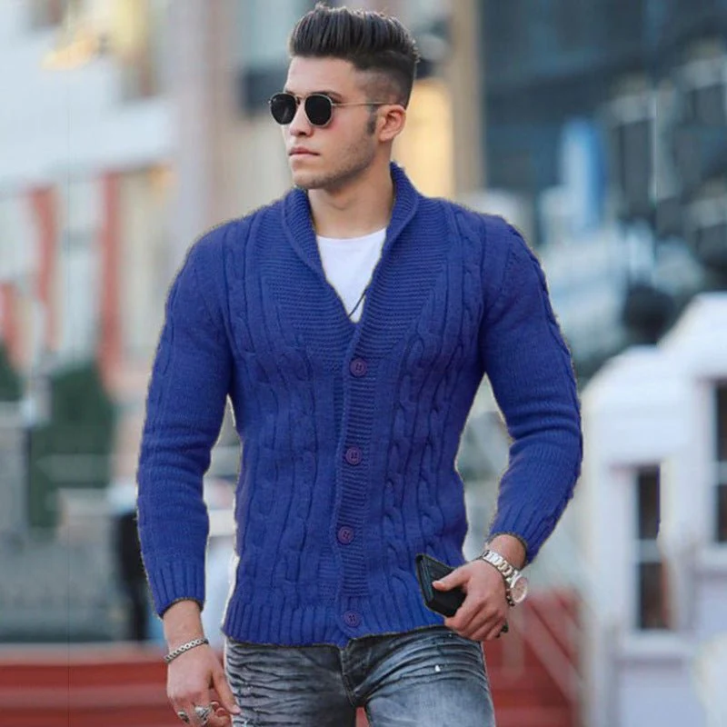 Gilet homme col V boutonné - Image 5