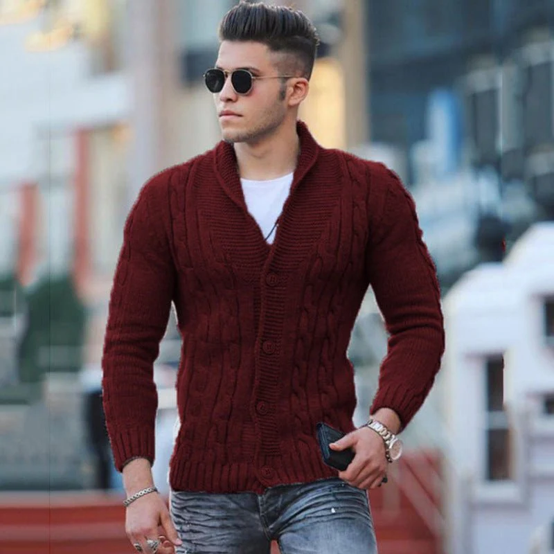 Gilet homme col V boutonné - Image 6