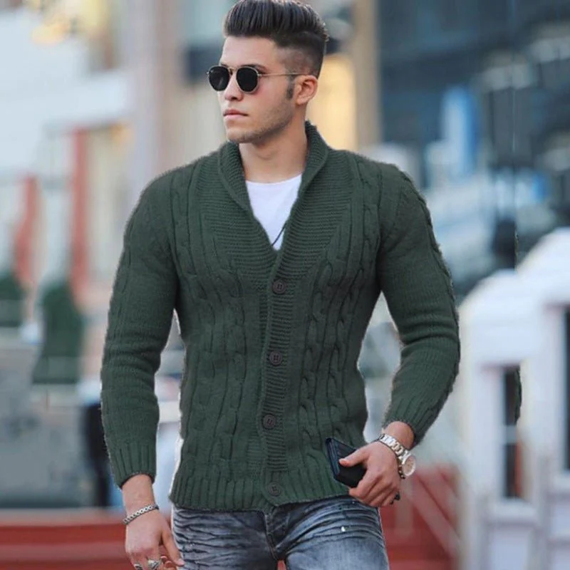 Gilet homme col V boutonné - Image 7