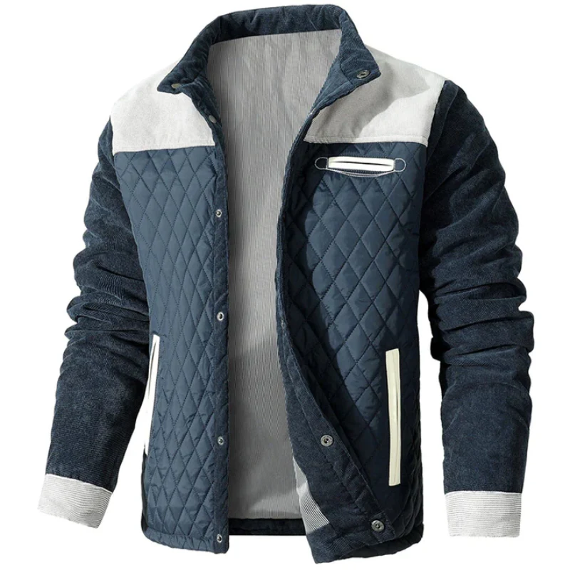 Veste matelassée chaude homme coupe ajustée manches longues - Image 3