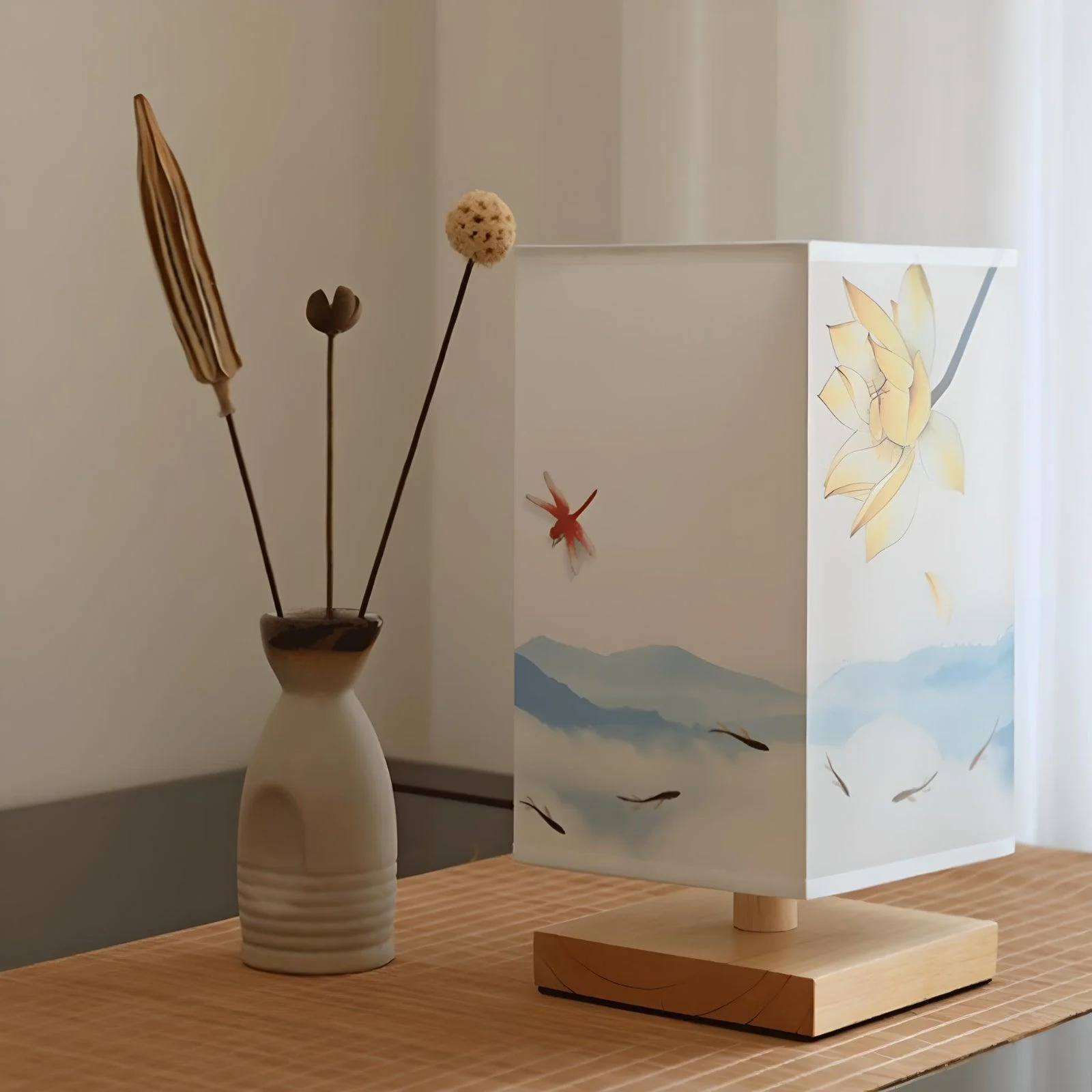 TokyoLume - Lampe à poser compacte avec lumière douce et forme carrée moderne - Image 8