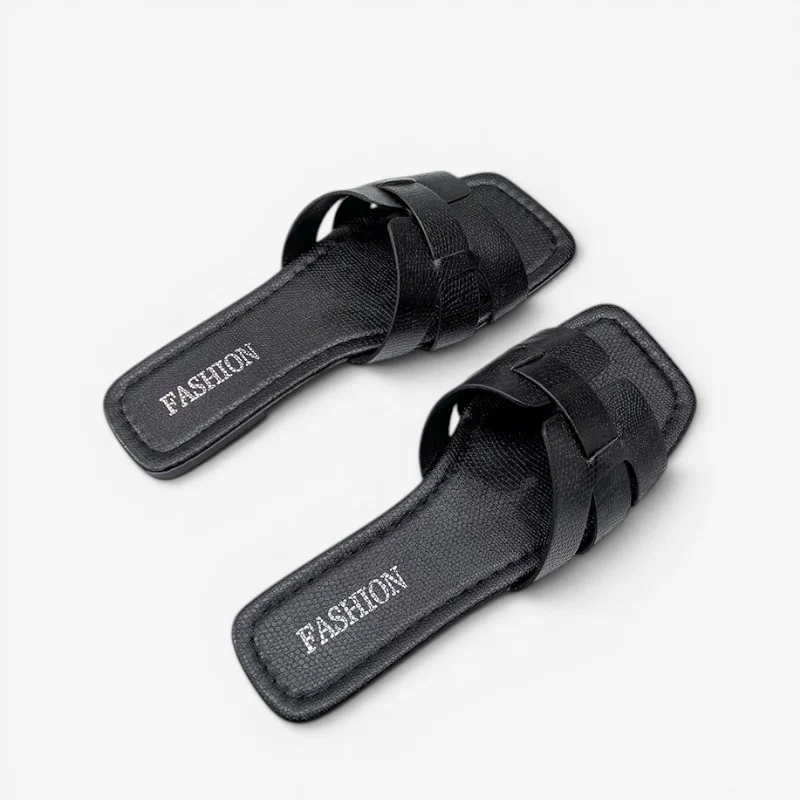 Tongs femme à bout carré antidérapantes - Image 4