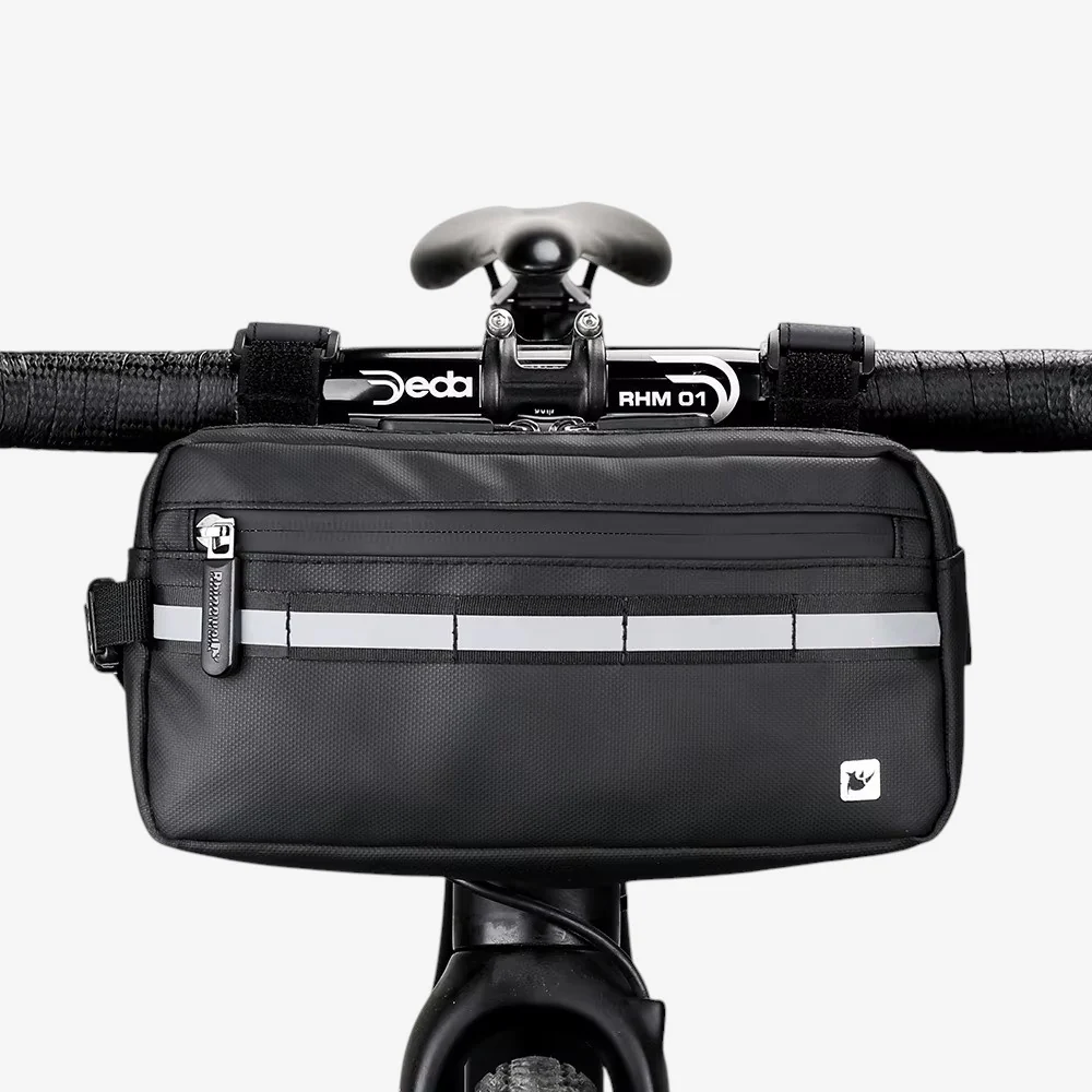 Sac de guidon vélo étanche avec poche zippée - Image 2