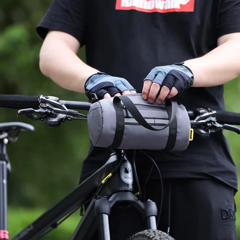 Sac de guidon vélo étanche avec poche zippée - Image 4