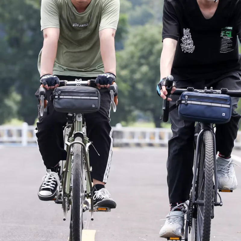 Sac de guidon vélo étanche avec poche zippée - Image 5