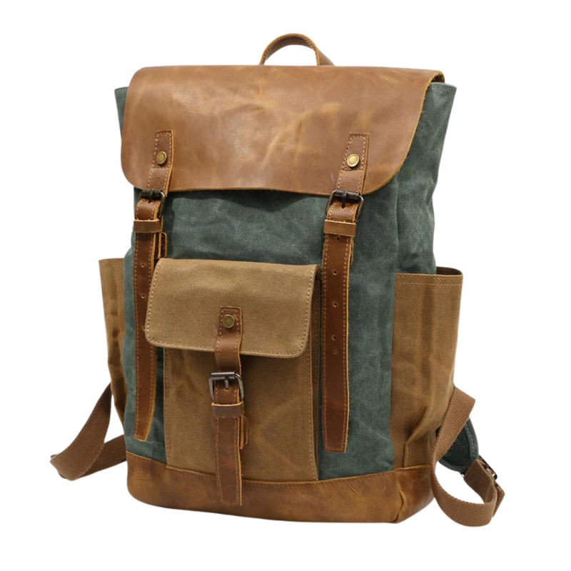 Grand sac à dos multi-compartiments avec sangles à boucle