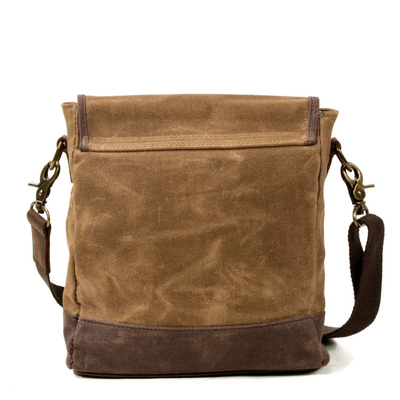 Sac bandoulière compact en cuir avec bandoulière ajustable - Image 4