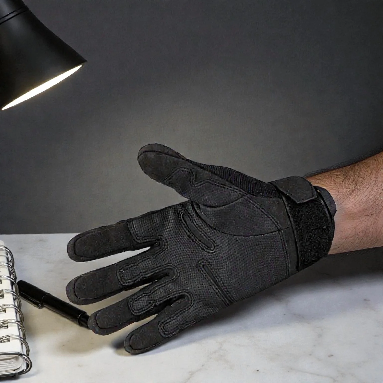 Gants antidérapants à doigts complets avec bande réglable - Image 5