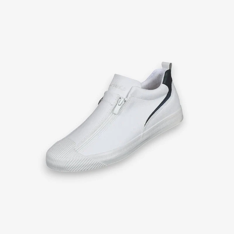 Chaussures bout rond semelle plate avec fermeture éclair latérale - Image 4