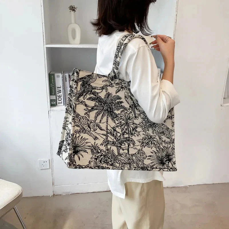 Sac bandoulière brodé floral - Image 4