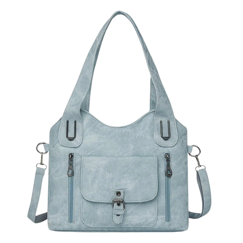 Sac bandoulière grande capacité avec bandoulière ajustable - Image 3