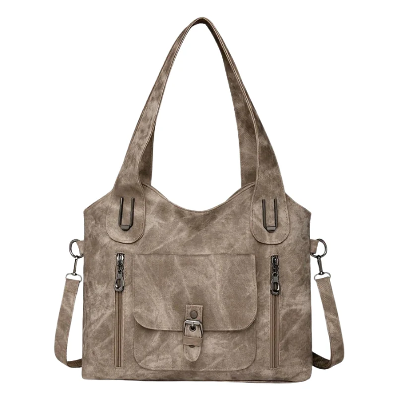 Sac bandoulière grande capacité avec bandoulière ajustable - Image 4