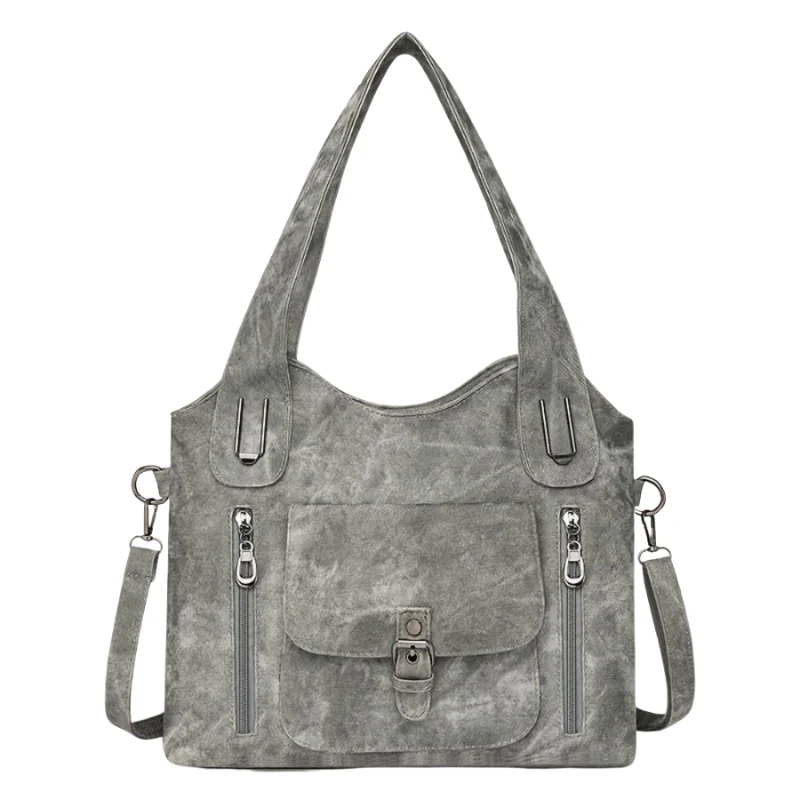 Sac bandoulière grande capacité avec bandoulière ajustable - Image 5