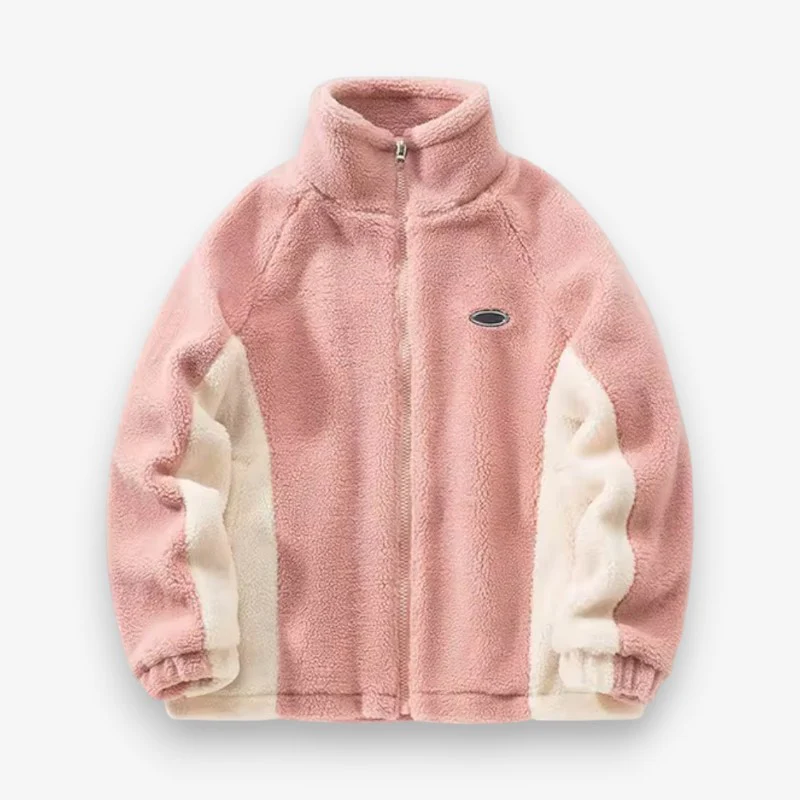 Veste zippée ample manches longues