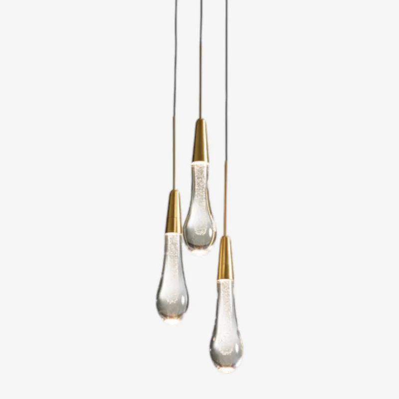 Suspension LED dimmable abat-jour en verre - Image 4