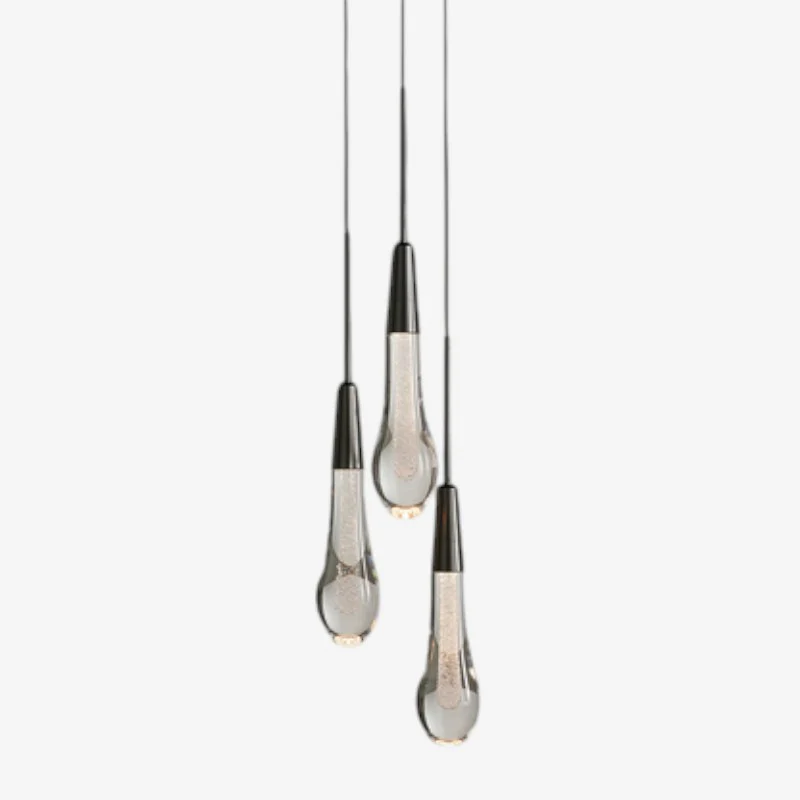 Suspension LED dimmable abat-jour en verre - Image 5