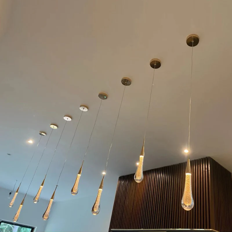 Suspension LED dimmable abat-jour en verre - Image 7