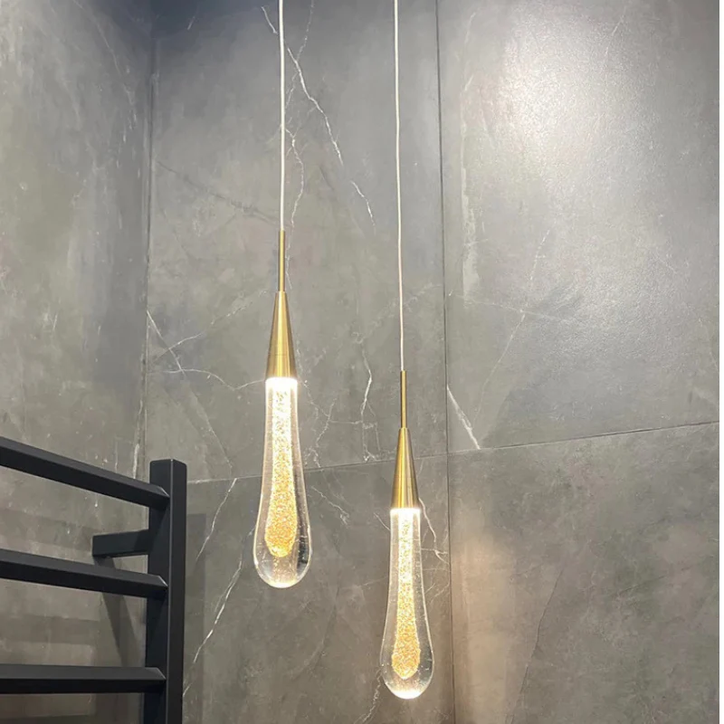 Suspension LED dimmable abat-jour en verre - Image 8