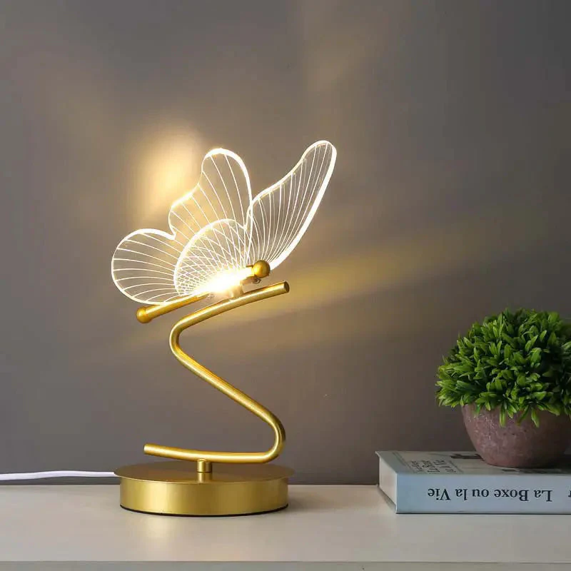 Lampe de Table avec Accent Papillon - Image 2