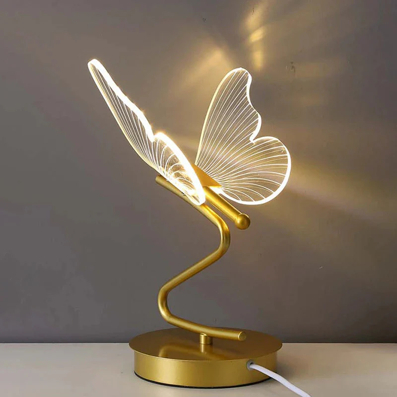Lampe de Table avec Accent Papillon - Image 3