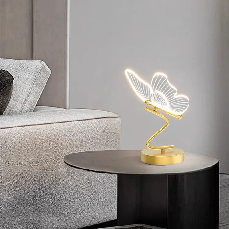 Lampe de Table avec Accent Papillon - Image 4