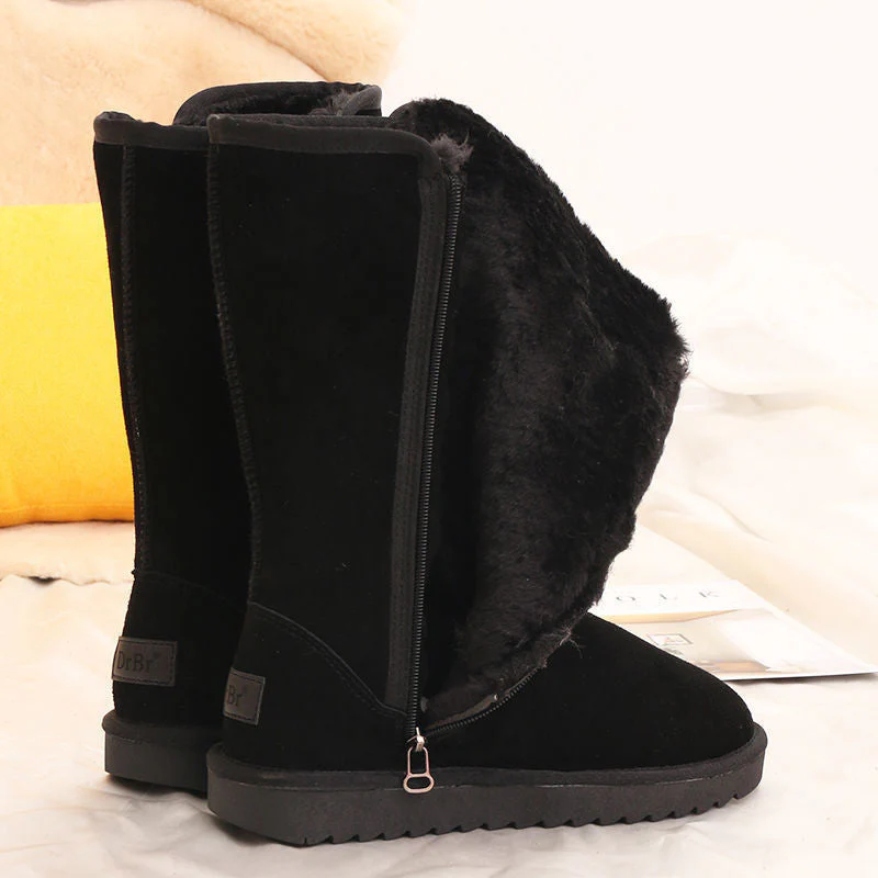 Bottes d'hiver élégantes avec semelles antidérapantes