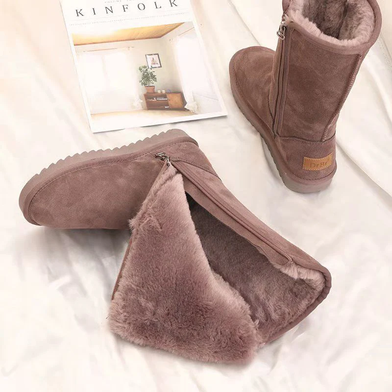Bottes d'hiver élégantes avec semelles antidérapantes - Image 4