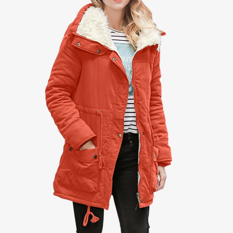 Veste à Manches Longues avec Poches Frontales et Fermeture Boutonnée - Image 4