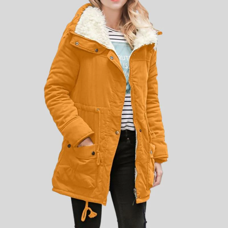 Veste à Manches Longues avec Poches Frontales et Fermeture Boutonnée - Image 9