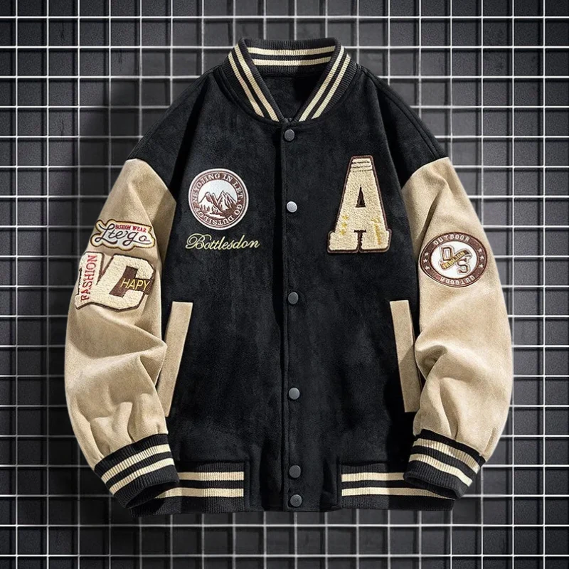 Veste Bomber Boutonnée Manches Longues avec Poches - Image 3