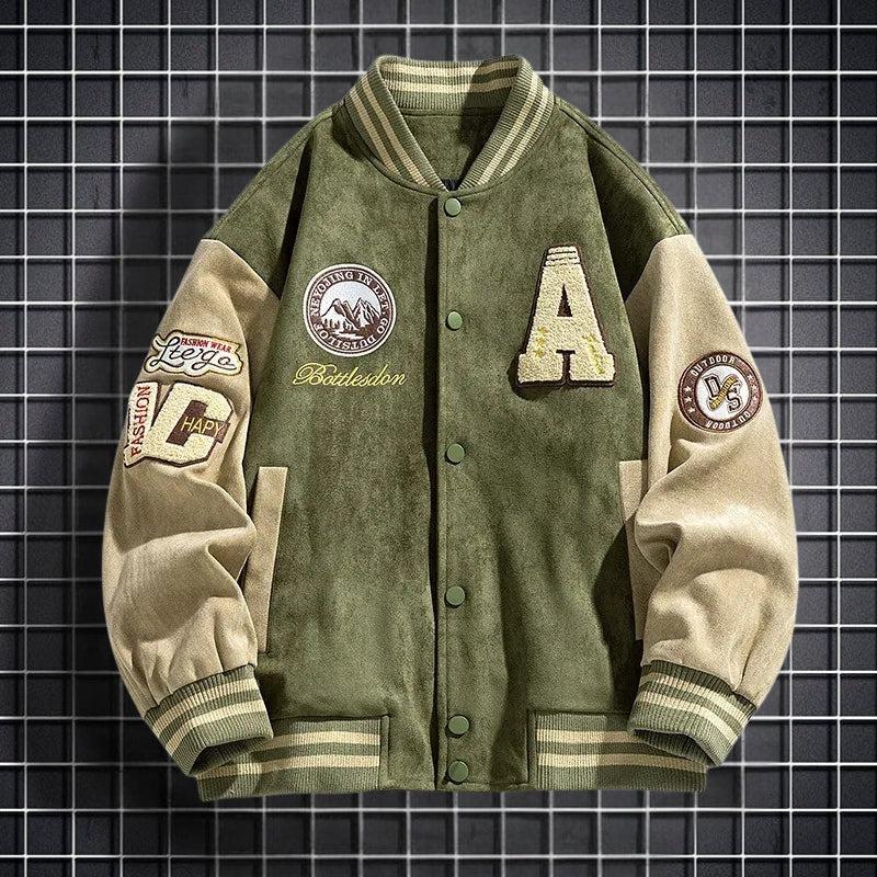 Veste Bomber Boutonnée Manches Longues avec Poches - Image 5