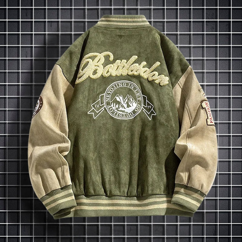 Veste Bomber Boutonnée Manches Longues avec Poches - Image 6