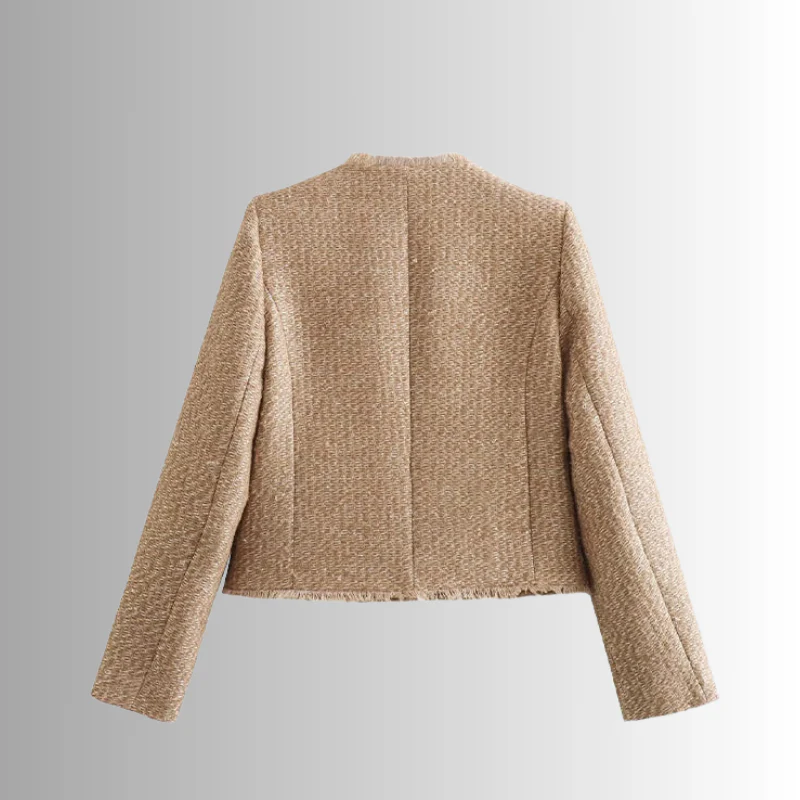Veste courte femme manches longues - Image 2