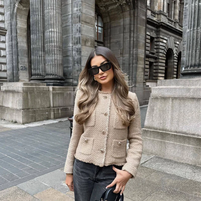 Veste courte femme manches longues - Image 7