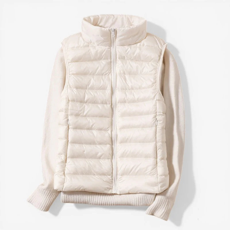 Veste sans manches femme zippée col montant - Image 12