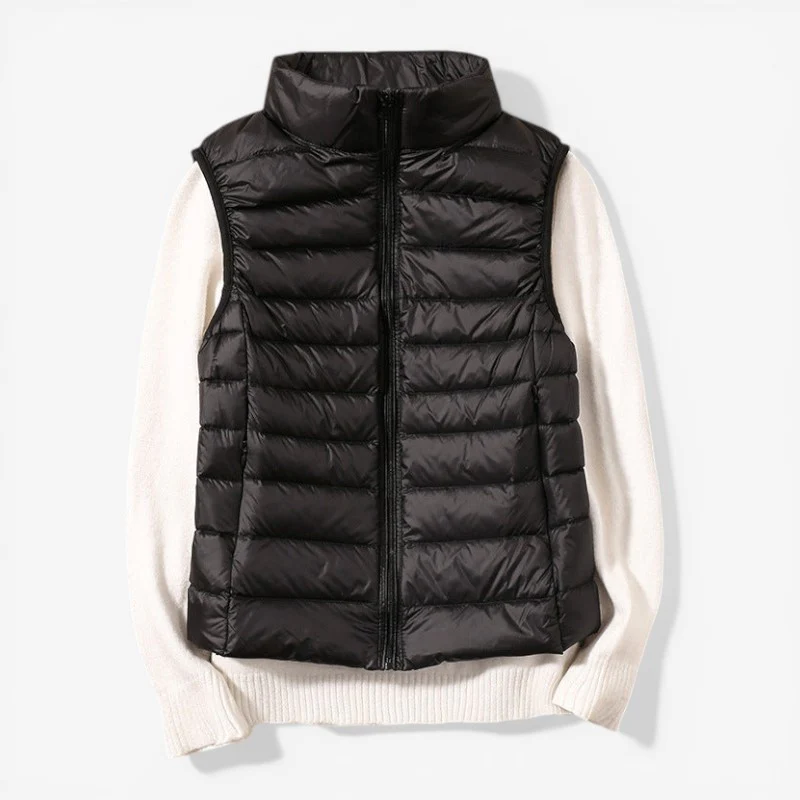 Veste sans manches femme zippée col montant - Image 13