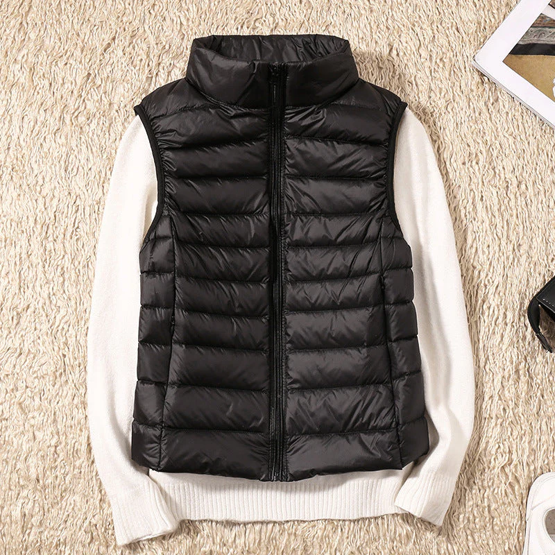 Veste sans manches femme zippée col montant - Image 14
