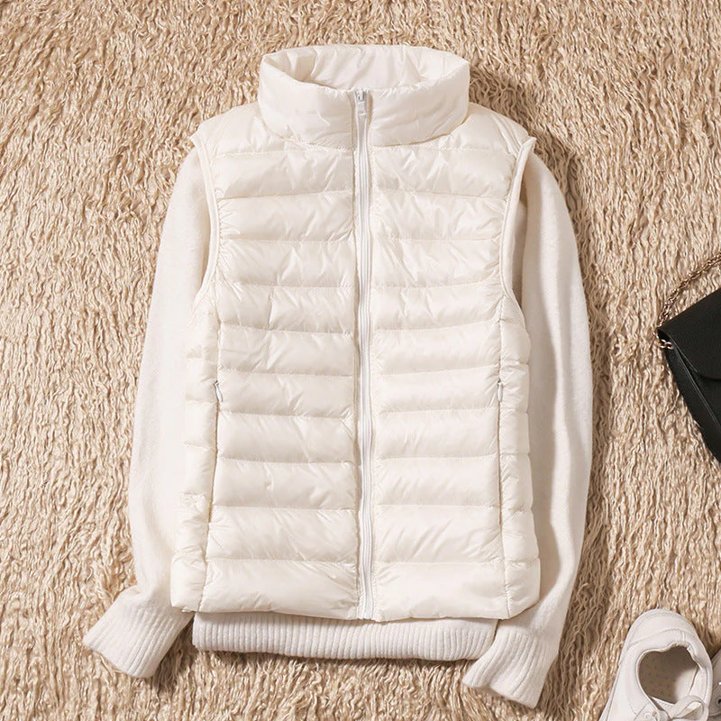 Veste sans manches femme zippée col montant - Image 15