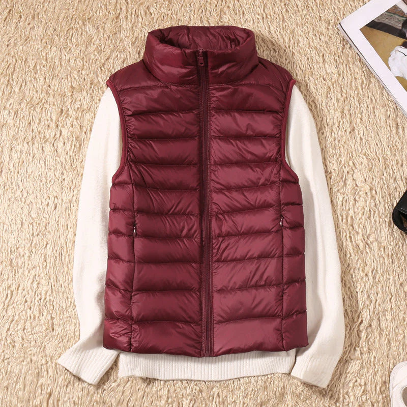 Veste sans manches femme zippée col montant - Image 16