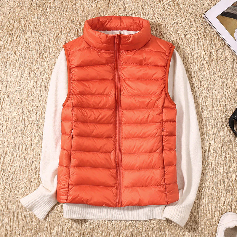 Veste sans manches femme zippée col montant - Image 17