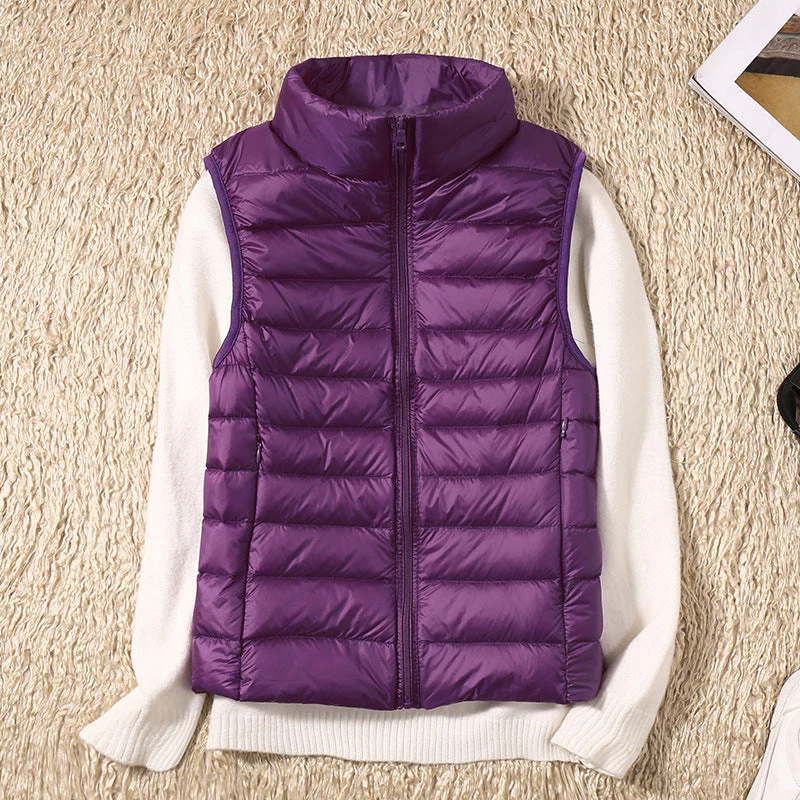 Veste sans manches femme zippée col montant - Image 22