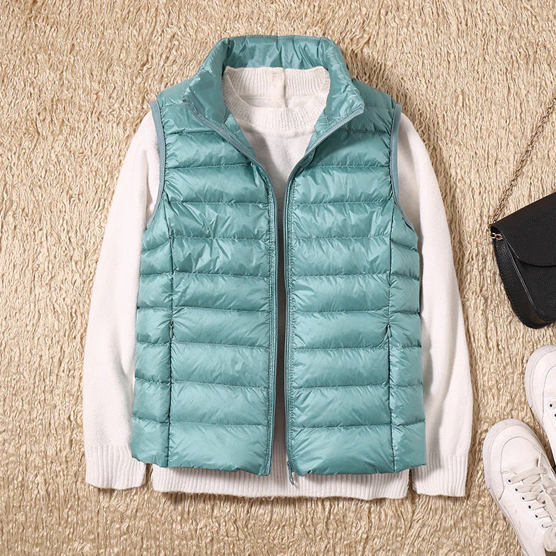 Veste sans manches femme zippée col montant - Image 23